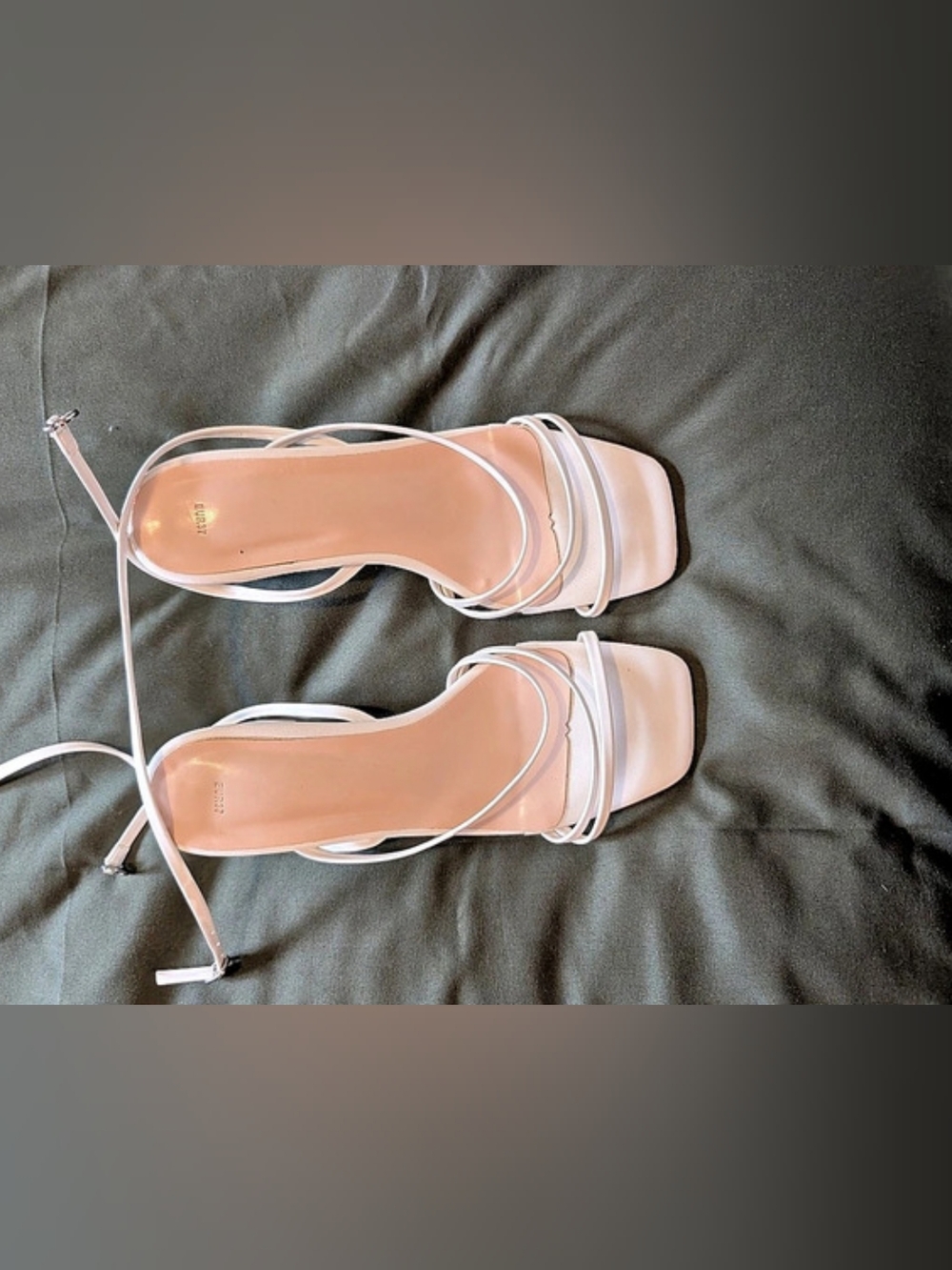 Strappy Heels in White